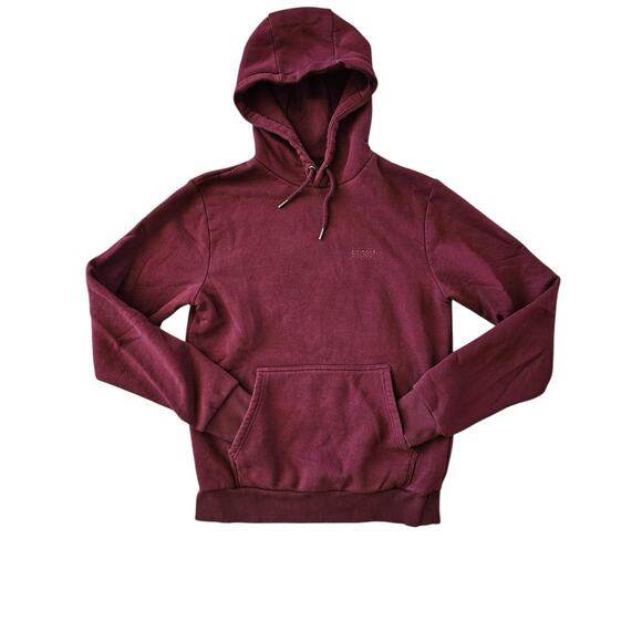 Snipes Small Logo Essential Hoodie & Sweatpants Set M Purple/Windsor Wine - Picture 3 of 11